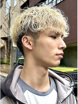 ナループロアオハナ(Nalu pu loa ohana) ブリーチパーマ/メンズはーま/波巻きパーマ/メンズブリーチ