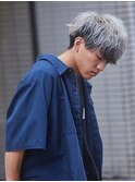 インナーカラー×ホワイトカラー〔町田/メンズカット/パーマ〕