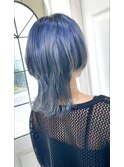 ウルフ×プラチナブルー