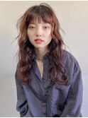 【unami】くるんっとロングパーマ　澤田　杏奈