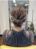 シニヨンヘアセット