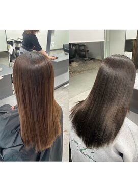 ガルボヘアー 桟橋店(garbo hair) オイルカラーツヤカラーツヤ髪