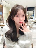 韓国スタイル/ナチュラルくびれヘア_くびれ巻き_レイヤーカット