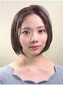 メテオカラー×内巻きボブ