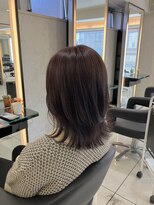 タリィランド(talleyrand) くびれミディアム×ピンクブラウン