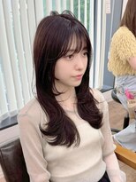 ネオリーブ クーロ(Neolive curro) 韓国前髪顔周り×ハッシュレイヤー 縮毛矯正/丸型卵型