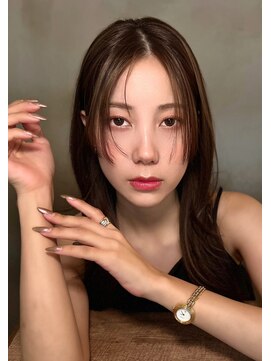 メゾンドムニ 恵比寿(Maison de MUNi) ぱつっとストレート姫バングカット/髪質改善トリートメント