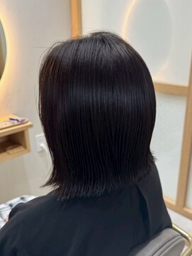 イゾラ(isola) 【isola】質感再整カラー/外はねボブ/ニュアンスカラー/西千葉