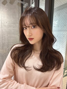 ロンドメリア 天神大名店(Lond Melia) ミディアム/暗めカラー/グランマッシュ/デザインカラー