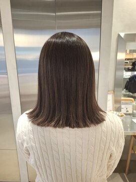 オーガニック リブ 川越(organic+live) 大人美人◎秋の暗めカラー髪質改善ミディアム