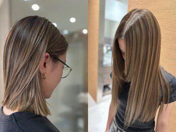 サロウィン 静岡 呉服町通り店(SALOWIN)の写真/30代~60代向けのカラーで、気になる白髪をカバー◎半個室で創る"あなただけ"のオーダーメイド白髪ぼかし*