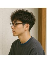 スープレックス ヘアーデザイン(SOUPREX HAIR DESIGN)&nbsp;ツーブロックくせ毛風マッシュショート　20代 30代 40代 50代