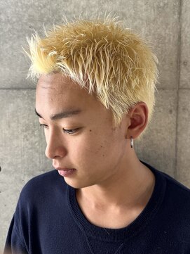 ブルニール 中崎町(BLEUNIR) スパイキーショート/アップバング/ハイトーン