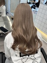 サンクマーケット 渋谷(cinq MARKET) 渋谷ブリーチカラーレイヤーカットヘーゼルベージュ韓国カラー