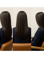 リコ ヘアー メイク 海老名店(Lico hair make)&nbsp;ストレートでも映える筋感ハイライト