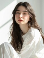 トリッカ シブヤ(TRICCA SHIBUYA)&nbsp;ロングレイヤー/韓国ヘア/艶髪/透明感カラー/暗髪/地毛風カラー