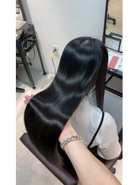 シェノン 梅田(CHAINON) 梅田/着物ヘア/大人ガーリー/ダークアッシュ/似合わせカット