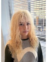 シアン 大須店(CYAN.)&nbsp;ブリーチパーマでラフな外国人風パーマに♪