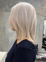 アクト 仙台店(ACT)&nbsp;ホワイトブロンド抜きっぱなしホワイトベージュ髪質改善