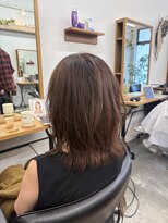 カノエ 博多ミスト店(canoe)&nbsp;ナチュラルに垢抜けるミディアムレイヤー