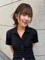 ナンバー ソポ 札幌/ジャム 札幌(N° sopo/JAM)&nbsp;ミディアムレイヤー×ベージュ◎髪質改善ストレート
