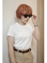 チザン(TIZAN)&nbsp;オレンジベージュ×コンパクトショート