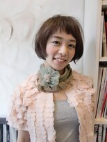 ブーケ(BOUQUET)&nbsp;ＢＯＵＱＵＥＴ　ハートに合うジャケットスタイル　ミニマムボブ