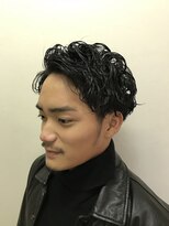 パティオンツー(PATIONN2)&nbsp;☆サイドツーブロック緩めのボディパーマアップバングショート☆