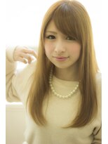 アコロン(acoron)&nbsp;小顔カット×ヘルシーレイヤー×ナチュラルストレート