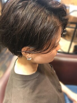 ヘアー クリエイト カルバリ(HAIR CREATE Calbari) パーマショートスタイル