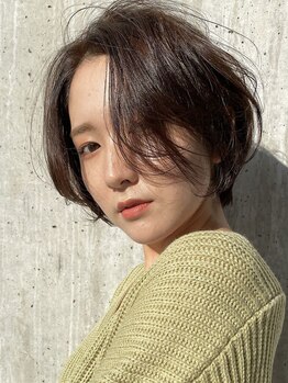 コルク バイ マグ 松本駅前(COLK by Mag)の写真/カウンセリングを重視しキレイが続く、褒められヘアをご提案。小顔カットが得意なスタッフによる施術を堪能