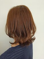 キュウヘアー(KYUU HAIR)&nbsp;ミディアム×ベージュ