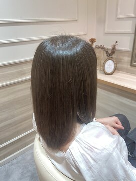 アンド ラ ブランシュ(&.La Blanche) 透明感カラーマロンベージュ 大宮東口/髪質改善ヘッドスパ専門店