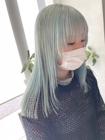 ヘアー アイス ルーチェ(HAIR ICI LUCE) 顔周りレイヤー ウルフカット / 山中