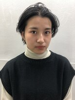 キジ(KIJI) センターパート×ナチュラルパーマ