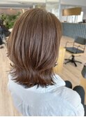 [OCEAN Hair&Life藤原純] まろやかベージュ外ハネレイヤー☆