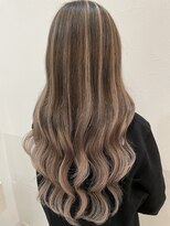 ラビス クローバー(Lovis clover) グレーベージュ レイヤーロング