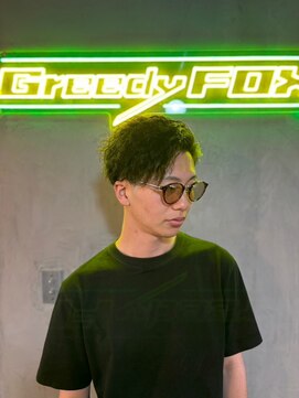 グリーディーフォックス 代々木(Greedy FOX) 波巻き/ハイライト/マッシュパーマ/ウルフ[シェービング]