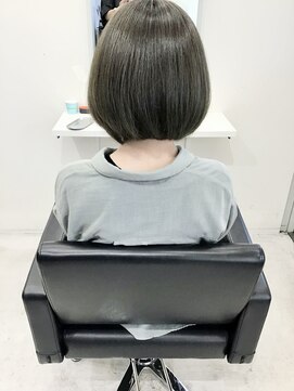 パーセント(percent) 【percent枚方】ブリーチなし♪オリーブグレージュbefore after