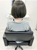 【percent枚方】ブリーチなし♪オリーブグレージュbefore after