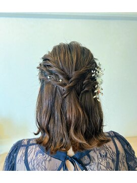 ココン(cocon) ハーフアップ