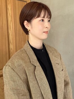 エルロンバイマフェ(AILERON by mahae)の写真/【キレイなシルエット】骨格に合わせたカットで小顔効果＋こだわりの襟足で360°キレイ♪