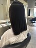 【ツヤナチュラル感なストレート♪】　cut+縮毛矯正+ケアTR 