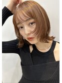 顔周りレイヤーウルフ☆