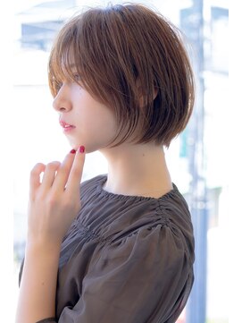 ハピネス 西大寺店(Happiness) 大人小顔ショートボブ艶髪ひし形シルエット30代40代50代60代