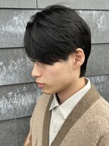 ヒュイル バイ ニアウ(Hwyl by Niau) メンズマッシュセンターパートスパイラルパーマニュアンスパーマ