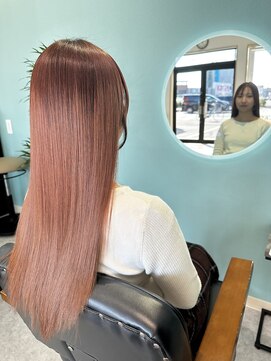 レプリカ(replica.) 【replica.】髪質改善赤みの無いピンクベージュ