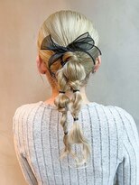 アルバム 銀座(ALBUM GINZA)&nbsp;フェミニンロングマロンベージュメルティカラー_ba536011