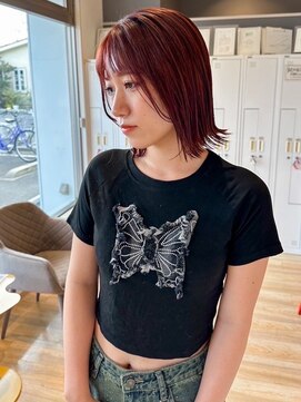 アンドファインヘアービューティー(AND FINE hair beauty) ピンクカシス