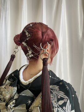 ベルフェミンイオンS.C 【bellefemin 上原安由那】成人式ヘアアレンジ